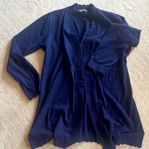 Classic Navy Women's Cardigan